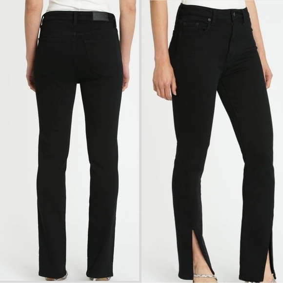 PISTOLA Teagan High Rise Vented Straight Black Sz 25 - Picture 1 of 7